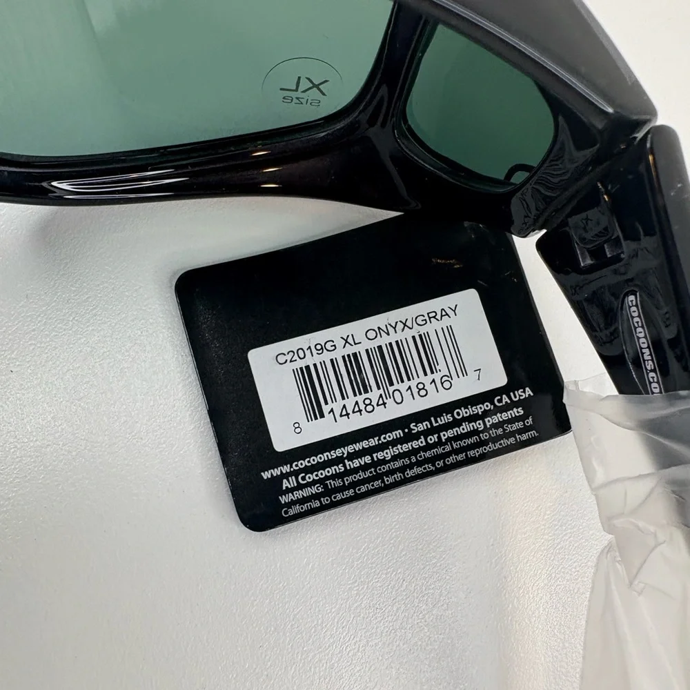 Cocoons C2019G XL ONYX/GRAY Sunglasses - Cocoons‎ Sunglasses Fitovers XL